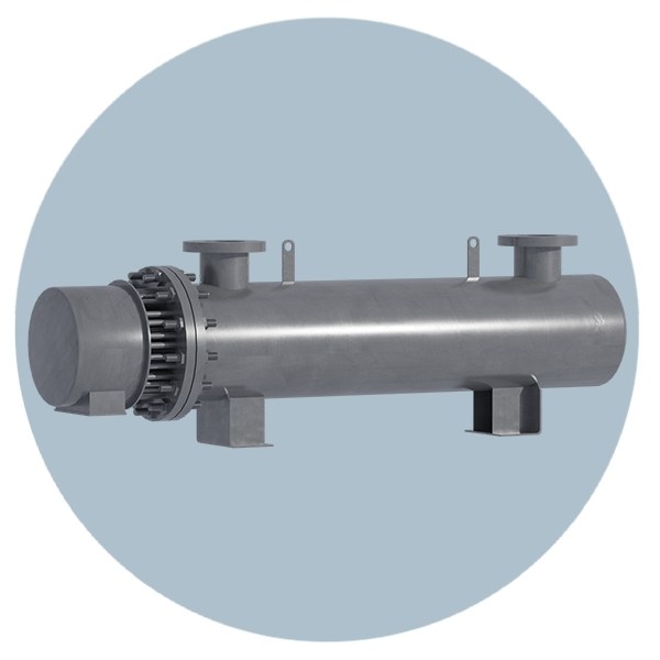 Корпус подогревателя газового из нержавеющей стали 12Х18Н10Т
