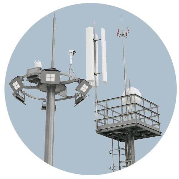 Мачты радиоэлектронной защиты (РЭБ) от БПЛА